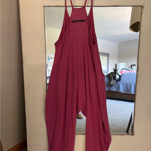 Free People Pink Hot Shot Onesie - Picture 2 of 5